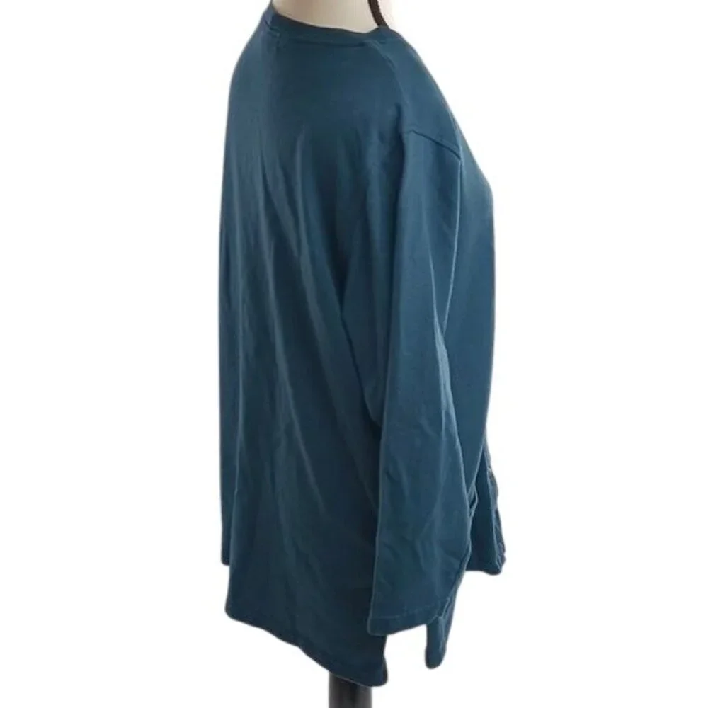 Express Womens M Green Cardigan Sweater Vintage 90s Button Front Pockets